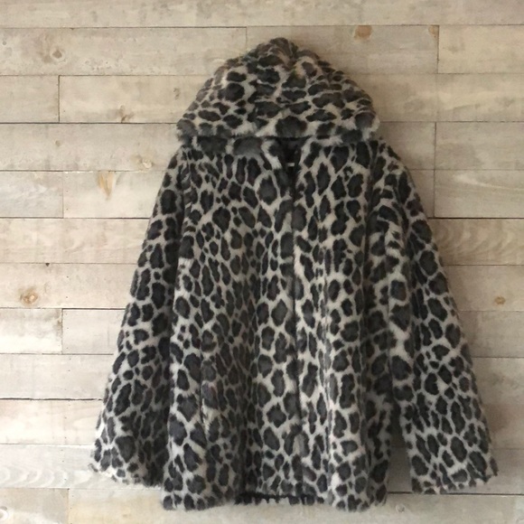 Gorgeous leopard print hooded jacket - Picture 1 of 12